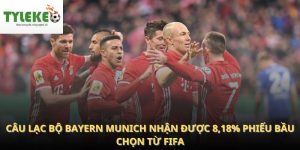 Câu lạc bộ Bayern Munich nhận được 8,18% phiếu bầu chọn từ FIFA